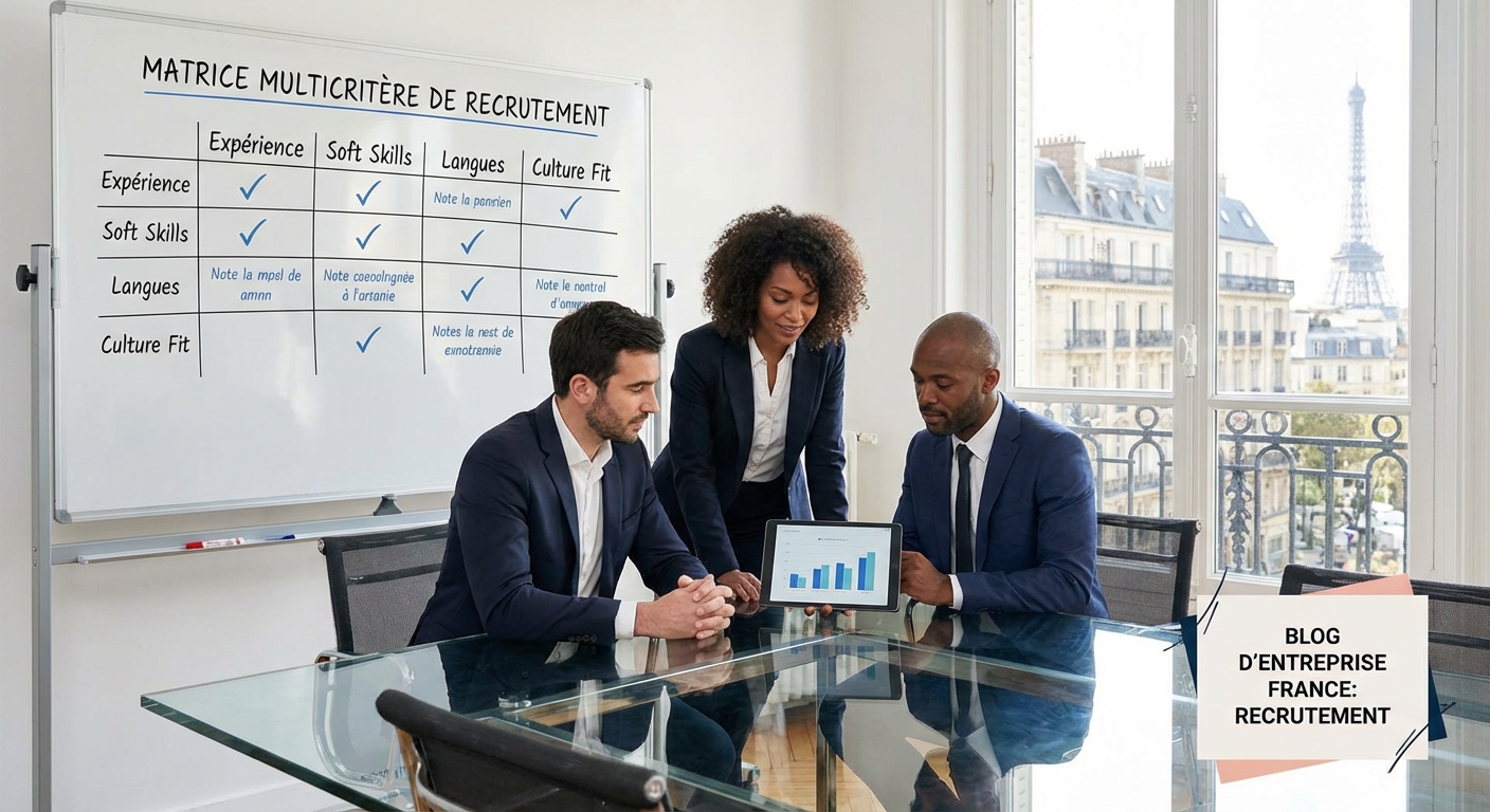 Matrice multicritere recrutement