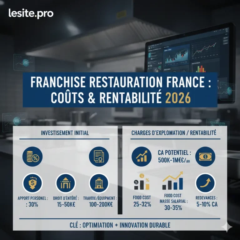 Ouvrir une franchise de restaurant rentable en France avec les chiffres cles du secteur en