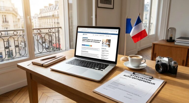 Attestation chiffre affaires auto entrepreneur