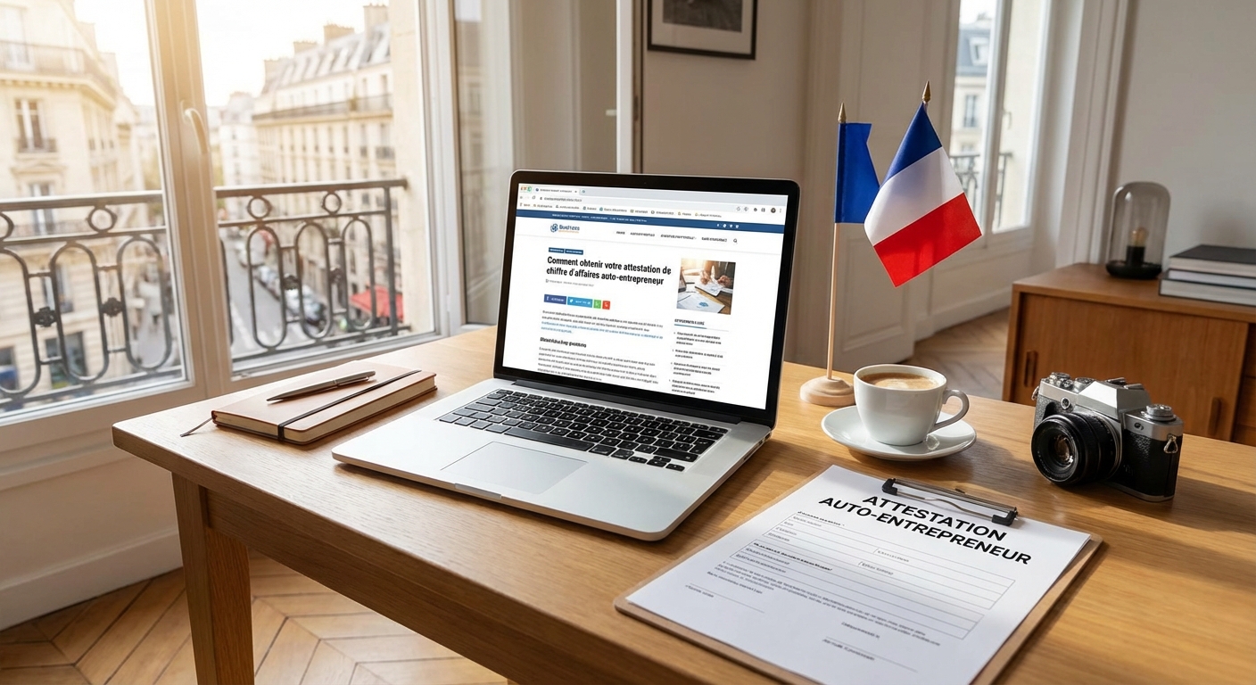Attestation chiffre affaires auto entrepreneur