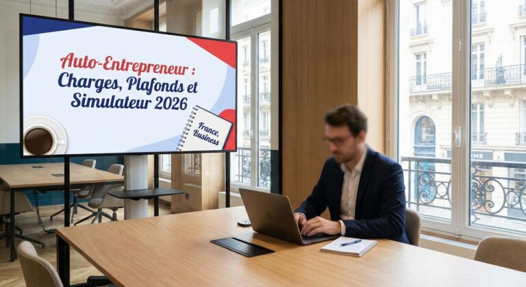 Auto entrepreneur charges plafonds simulateur