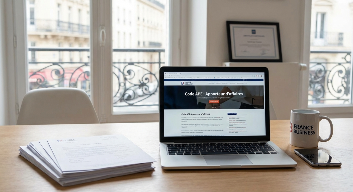 Code ape apporteur affaires