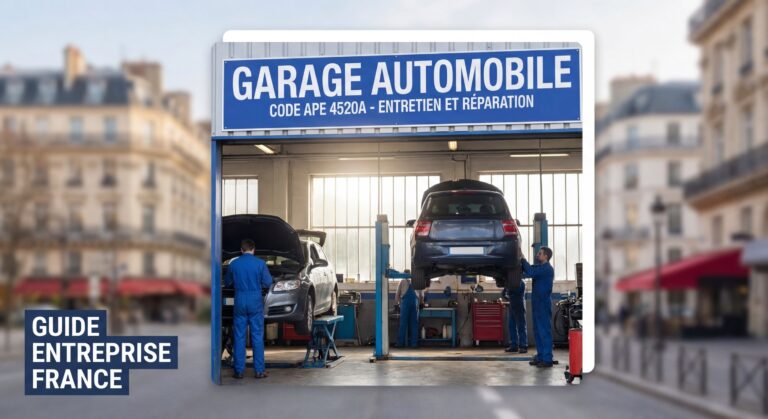 Code ape garage automobile