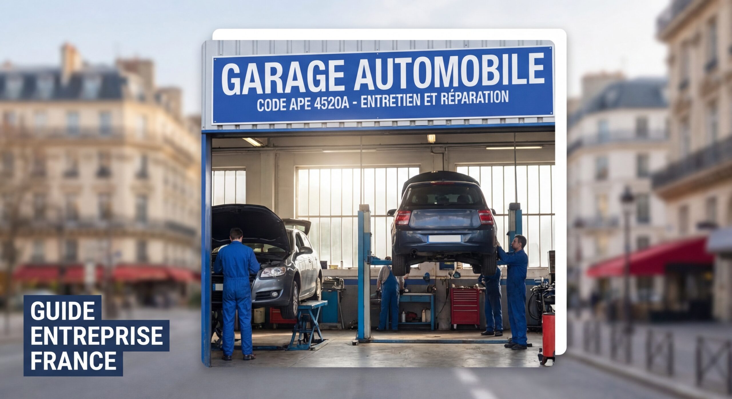 Code ape garage automobile