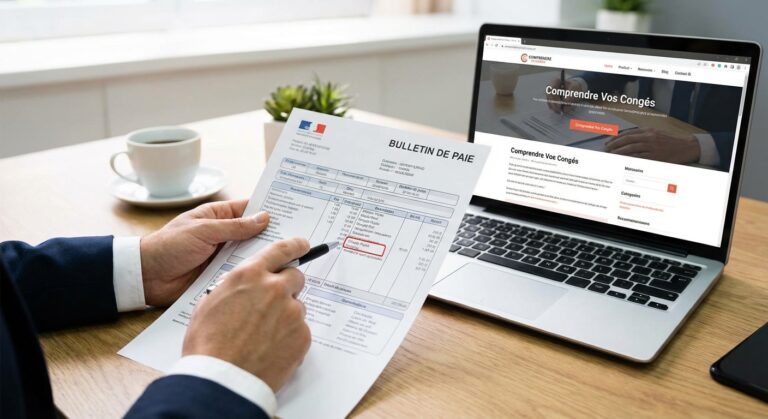 Comprendre conges fiche de paie