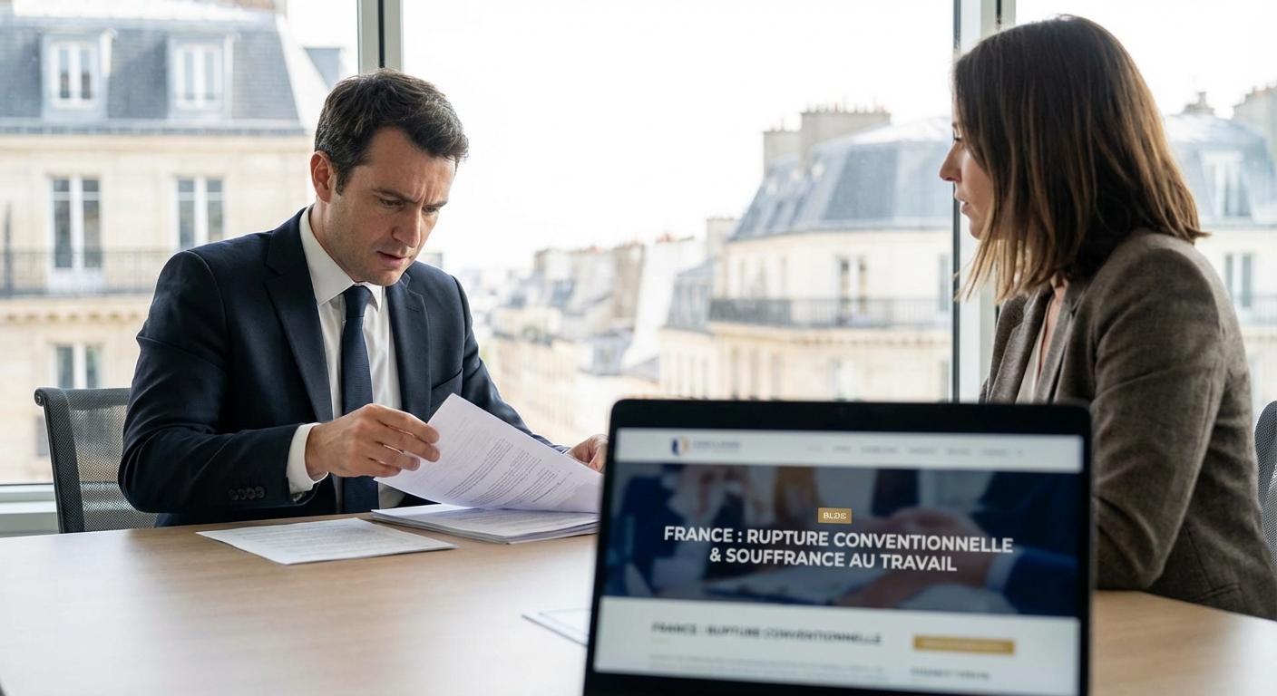 Demander rupture conventionnelle souffrance travail