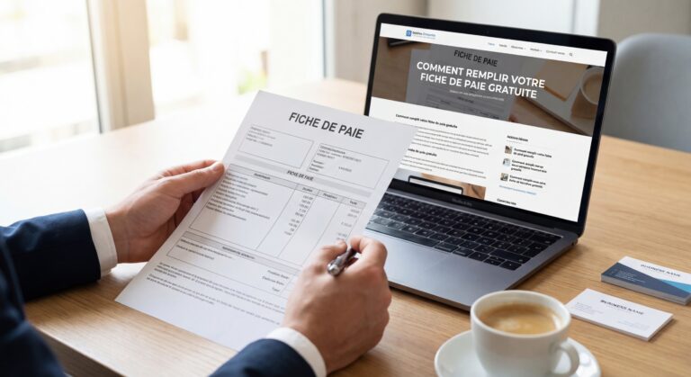 Fiche de paie gratuite remplir sans erreur