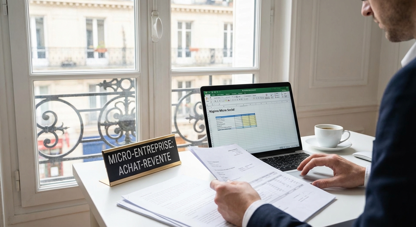 Imposition micro entreprise achat revente