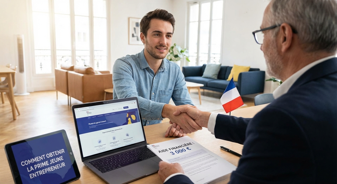 Prime 3000 euros jeune entrepreneur