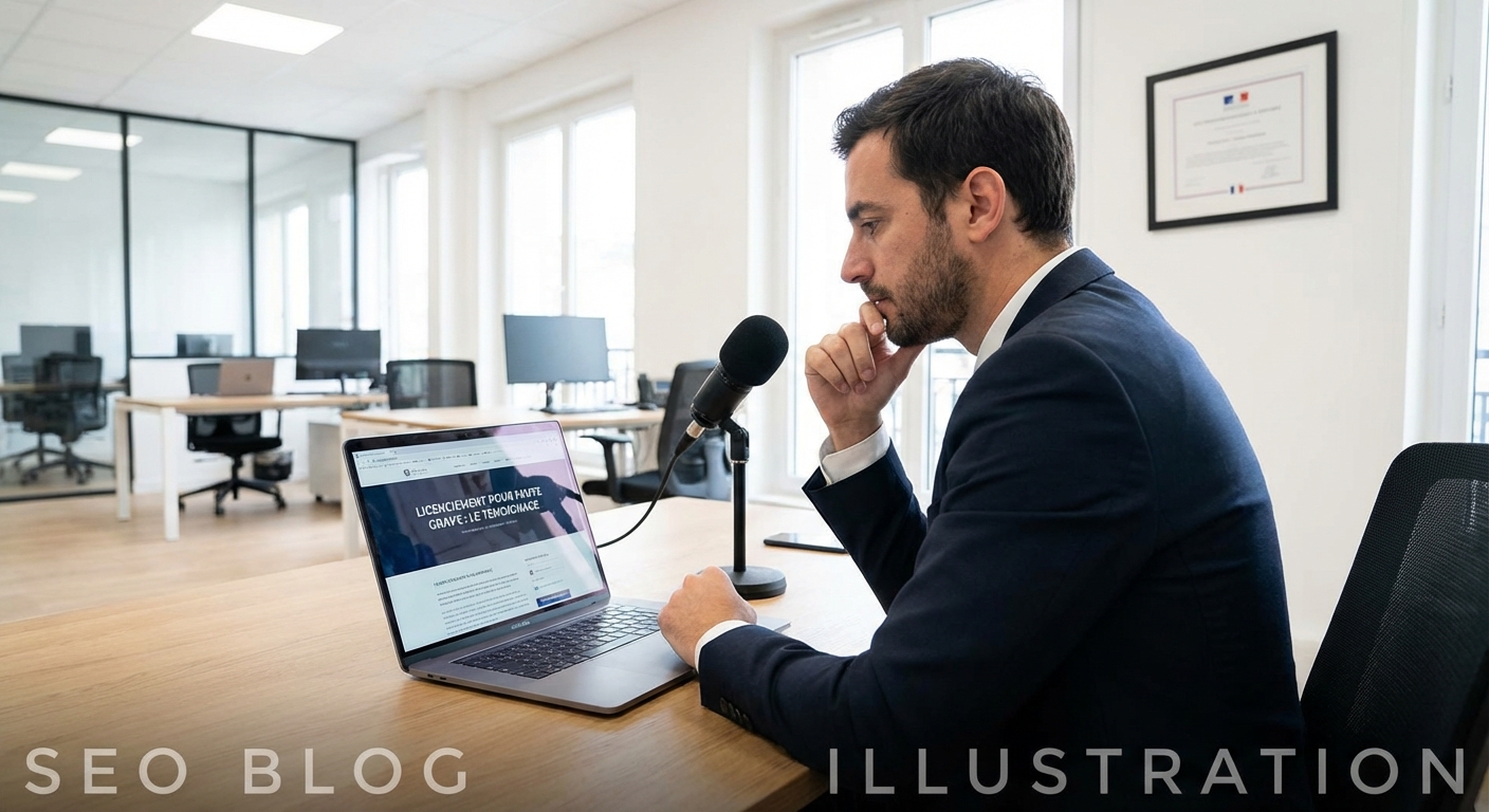 Temoignage licenciement faute grave