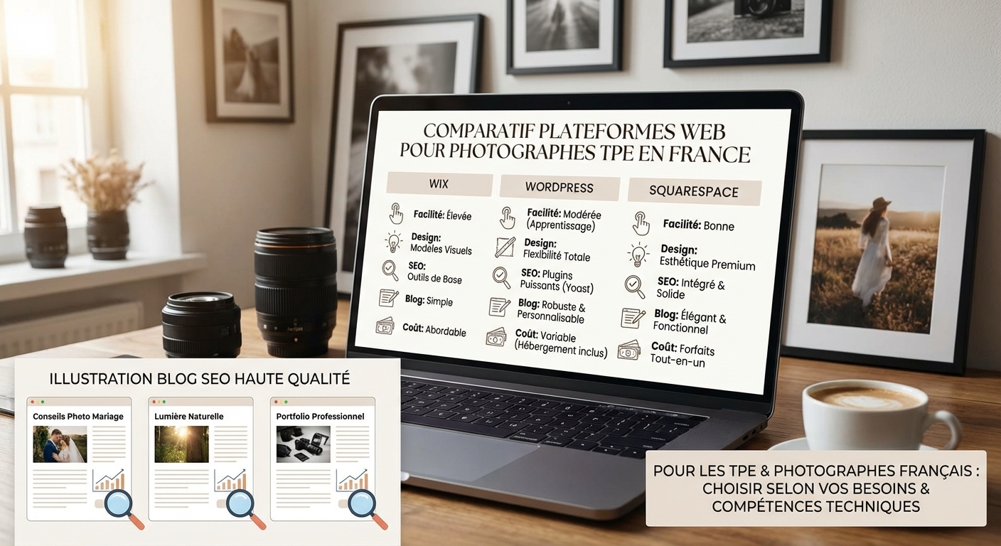 Wix vs wordpress vs squarespace comparatif tpe