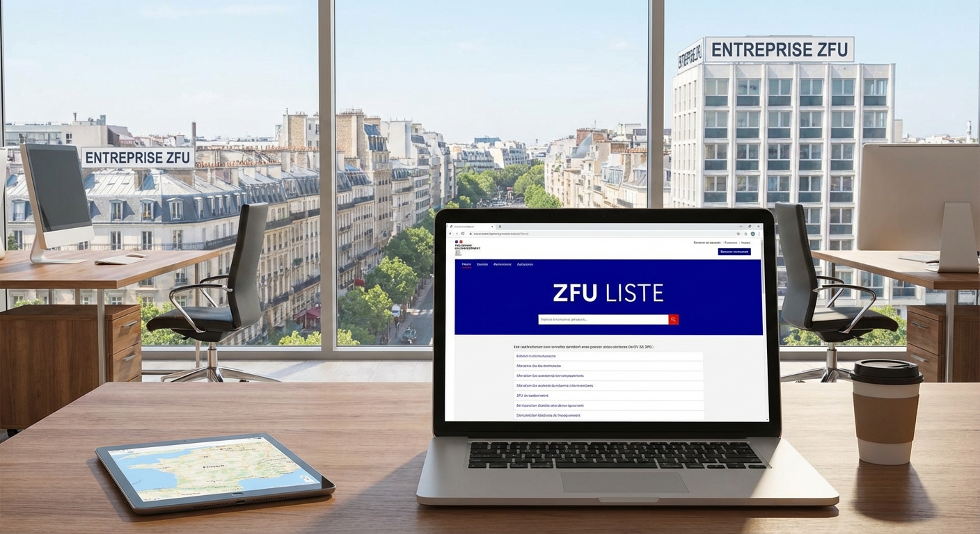 Zfu liste carte dynamique zones franches urbaines