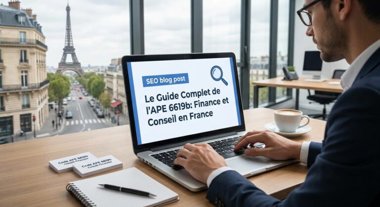 Code ape 6619b activite auxiliaire services financiers