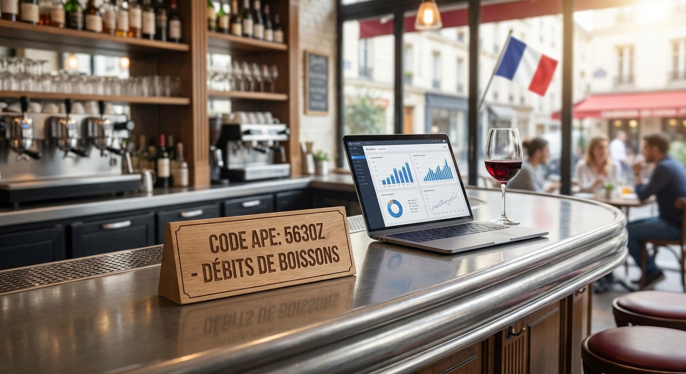 Code ape bar 5630z debit boisson