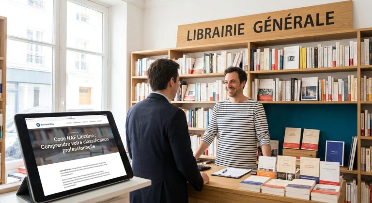 Code naf librairie