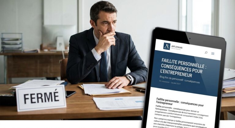 Faillite personnelle consequences