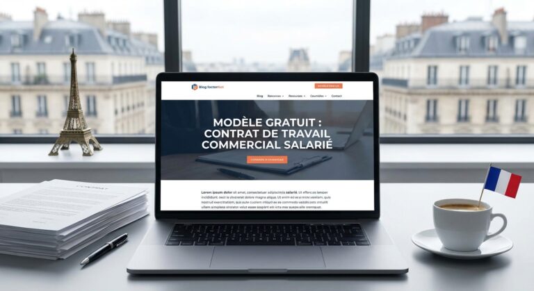 Modele contrat travail commercial salarie gratuit