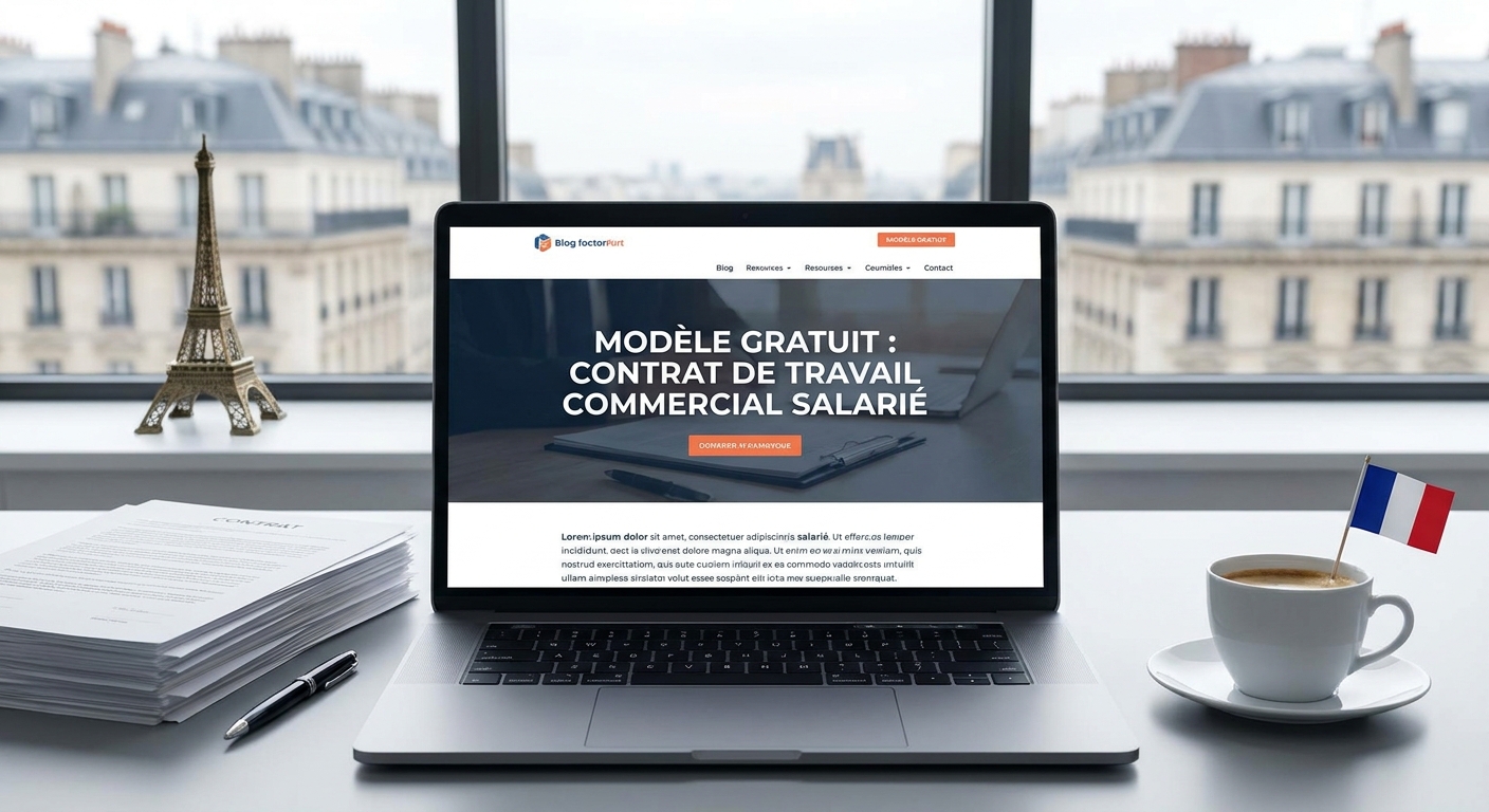Modele contrat travail commercial salarie gratuit