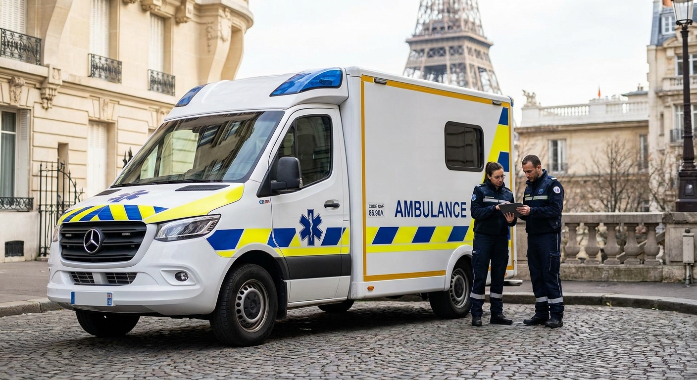 Auto entrepreneur ambulancier code naf 8690a pieges