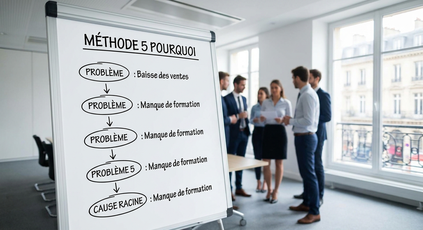 Methode 5 pourquoi cause racine probleme