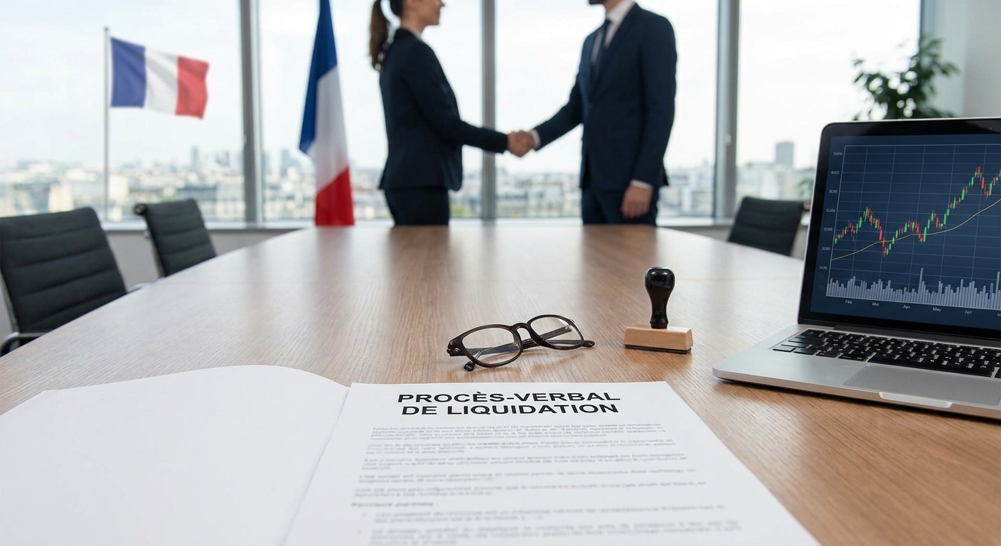 Pv liquidation cloture societe associe unique