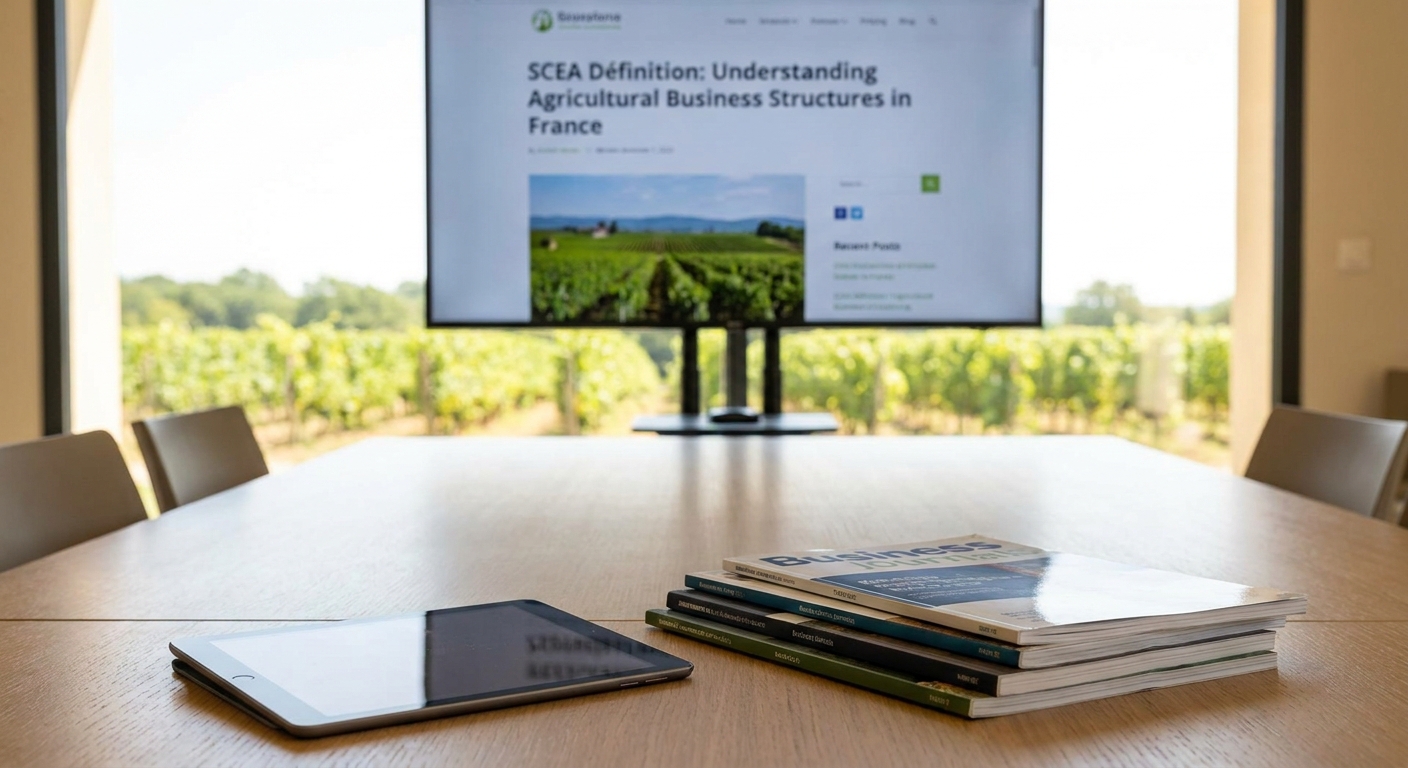 Scea definition societe civile agricole