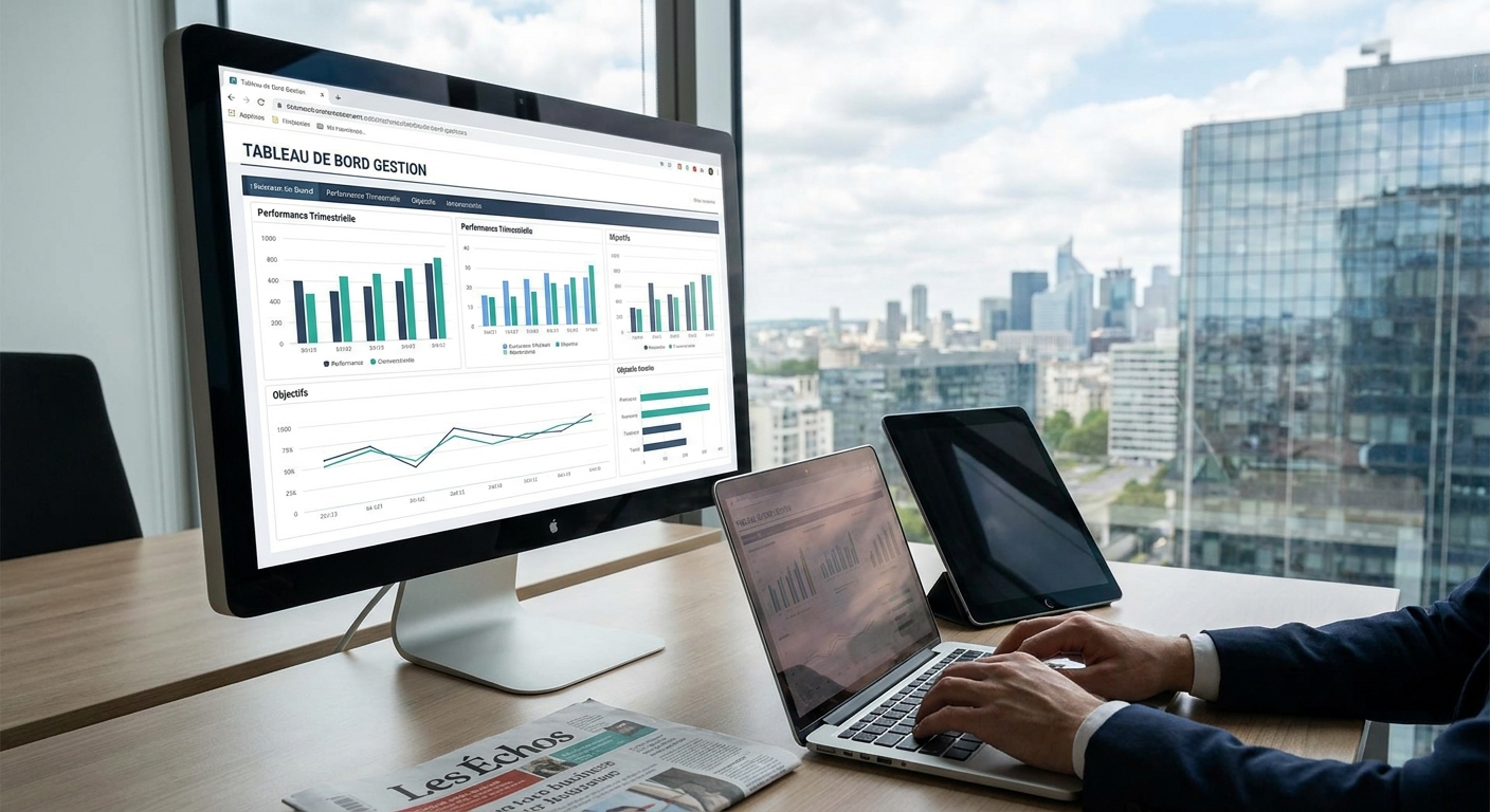 Tableau bord gestion analyse action correctrice kpis