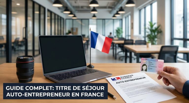 Titre sejour auto entrepreneur france