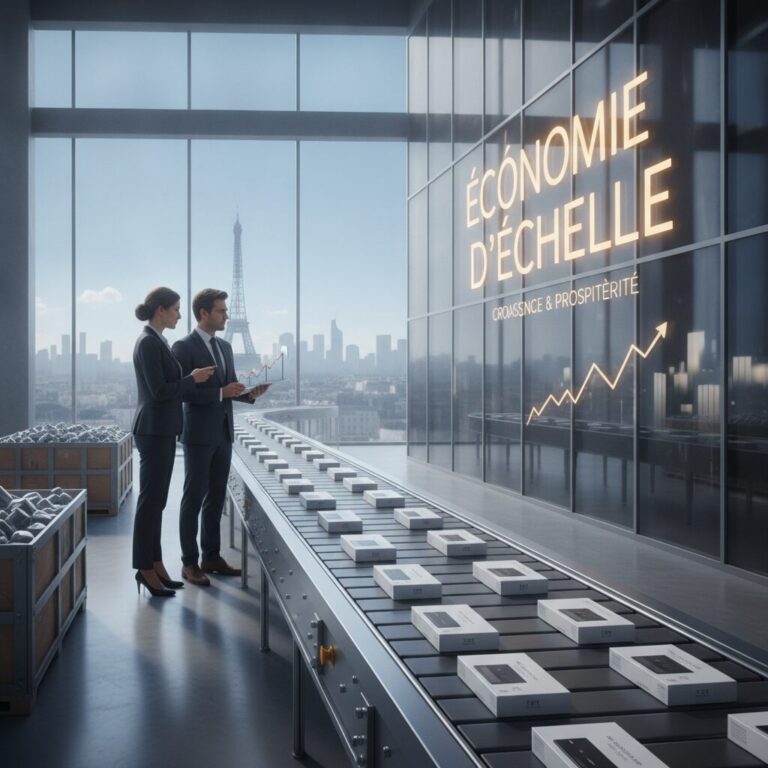 Economie echelle reduire couts production