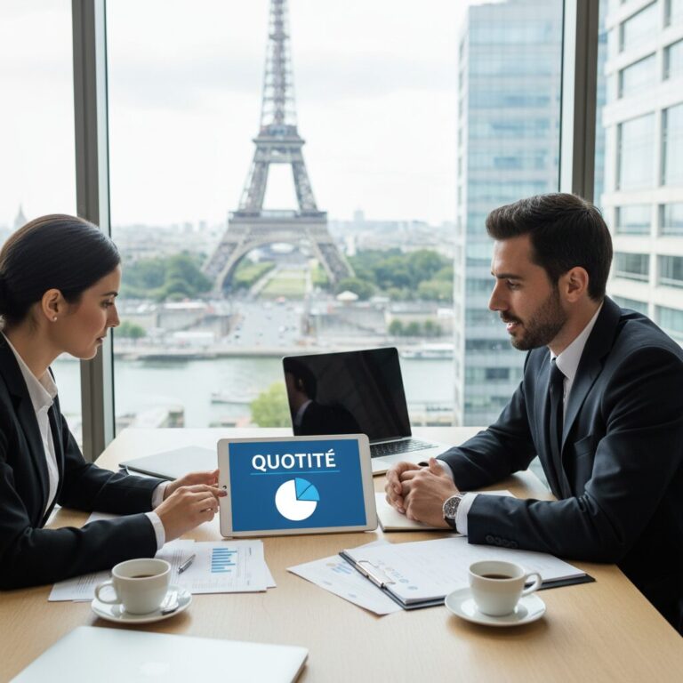 Quotite travail heritage pret cles finances