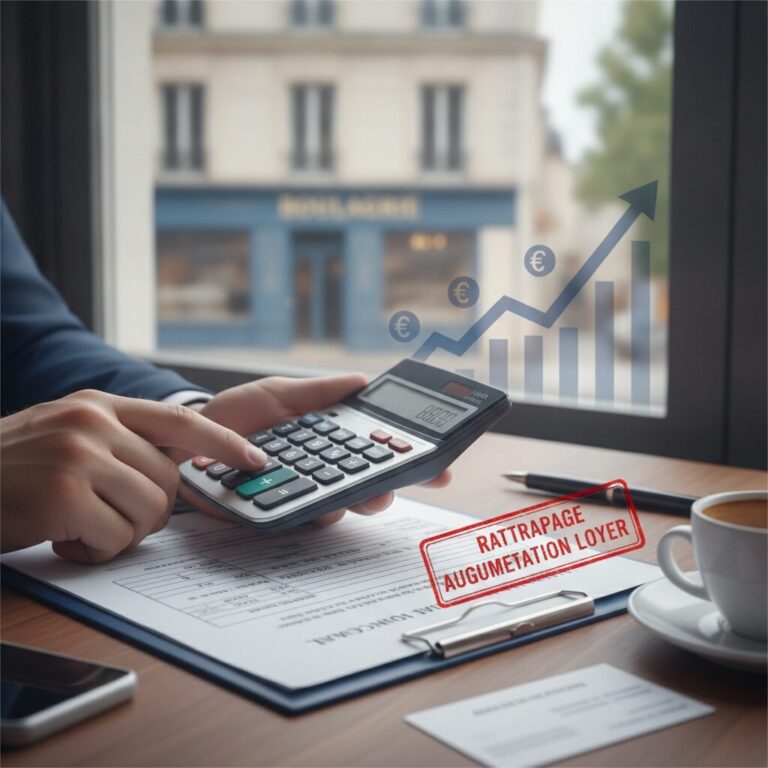 Rattrapage augmentation loyer bail commercial