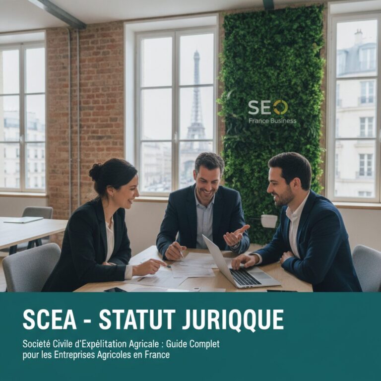 Scea statut juridique avantages gestion agricole