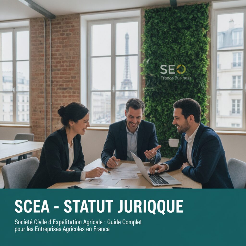 Scea statut juridique avantages gestion agricole