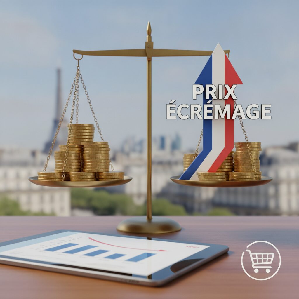 Strategie ecremage prix eleve produit innovant