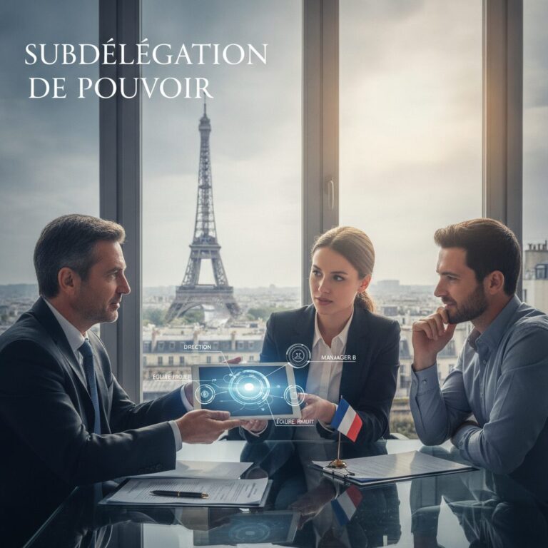 Subdelegation pouvoir responsabilite penale chef entreprise