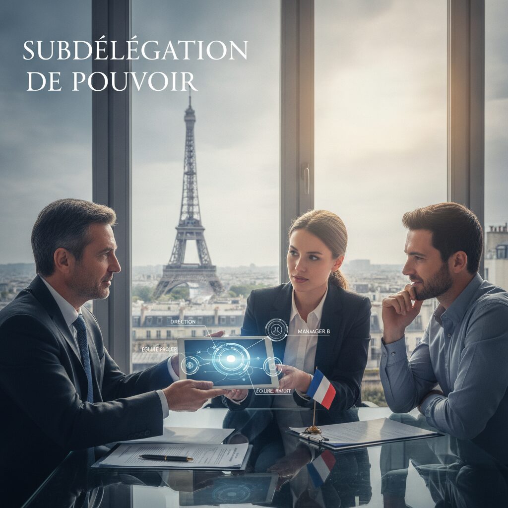 Subdelegation pouvoir responsabilite penale chef entreprise