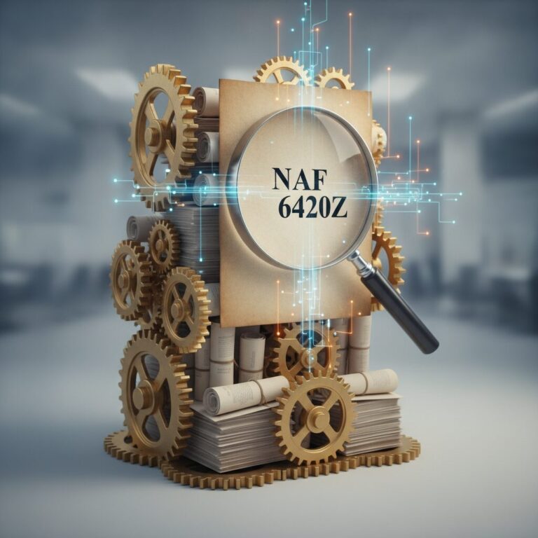 Code naf societe holding