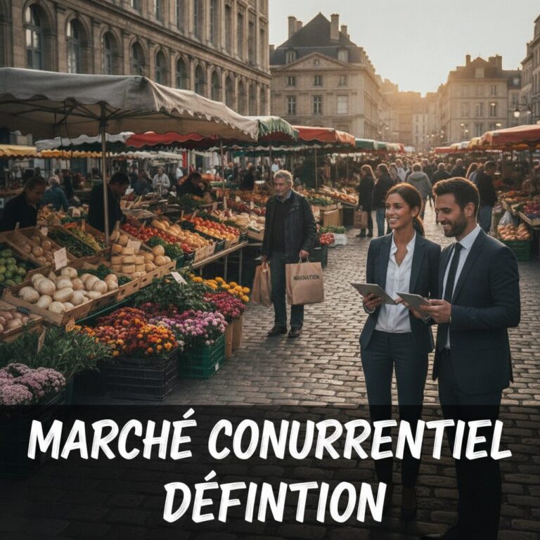 Marche concurrentiel definition prix equilibre
